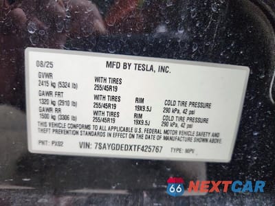 Zdjęcie 13 z 13 samochodu: 2026 TESLA MODEL Y VIN:7SAYGDEDXTF425767 - miniatura