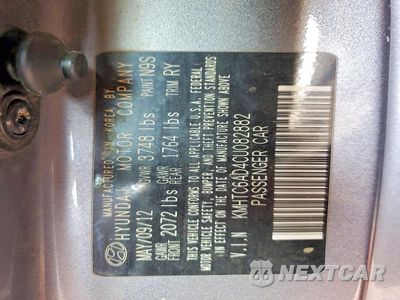 Zdjęcie 13 z 13 samochodu: 2012 HYUNDAI VELOSTER BASE VIN:KMHTC6AD4CU082882 - miniatura