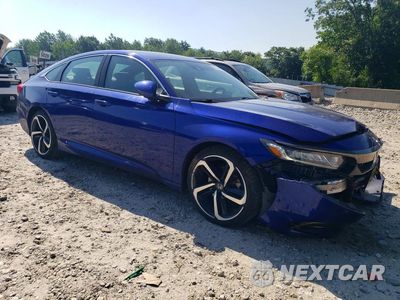 Czwarte zdjęcie samochodu z boku: 2020 HONDA ACCORD SPORT VIN:1HGCV1F3XLA093454 - miniatura