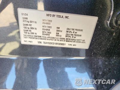 Zdjęcie 13 z 13 samochodu: 2024 TESLA MODEL Y VIN:7SAYGDED1RF009051 - miniatura