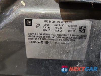 Zdjęcie 12 z 12 samochodu: 2011 CADILLAC CTS LUXURY COLLECTION VIN:1G6DE5EY4B0155347 - miniatura