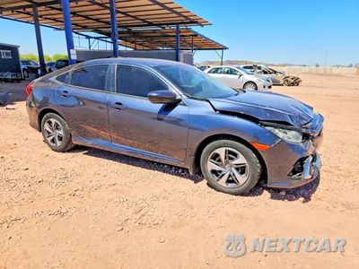 Czwarte zdjęcie samochodu z boku: 2021 HONDA CIVIC LX VIN:2HGFC2F61MH536998 - miniatura