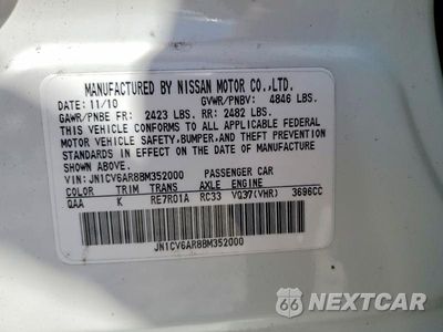Zdjęcie 13 z 13 samochodu: 2011 INFINITI G37 SEDAN X VIN:JN1CV6AR8BM352000 - miniatura
