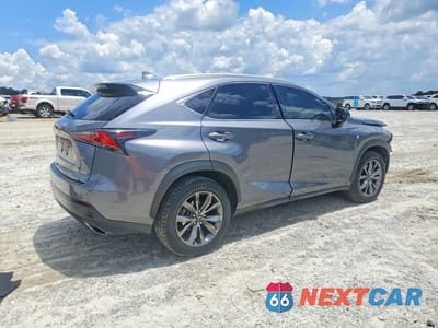 Trzecie zdjęcie samochodu z tyłu: 2021 LEXUS NX 300 F SPORT VIN:JTJSARBZ5M2179665 - miniatura