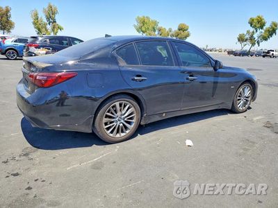 Trzecie zdjęcie samochodu z tyłu: 2018 INFINITI Q50 3.0T LUXE VIN:JN1EV7AP9JM590546 - miniatura