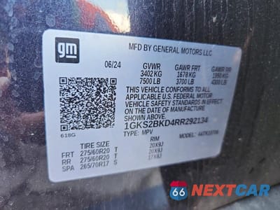 Zdjęcie 14 z 14 samochodu: 2024 GMC YUKON SLT VIN:1GKS2BKD4RR292134 - miniatura