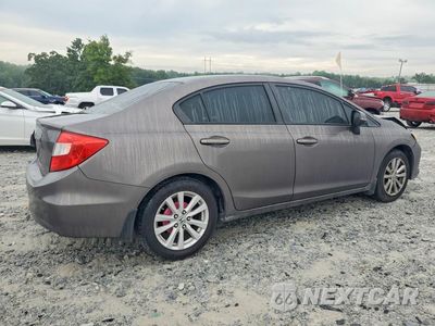 Trzecie zdjęcie samochodu z tyłu: 2012 HONDA CIVIC LX VIN:19XFB2F55CE065070 - miniatura