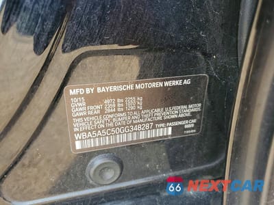 Zdjęcie 12 z 12 samochodu: 2016 BMW 528 I VIN:WBA5A5C50GG348287 - miniatura