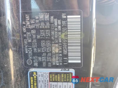 Zdjęcie 13 z 13 samochodu: 2015 HYUNDAI SANTA FE LIMITED VIN:KM8SR4HF6FU115293 - miniatura