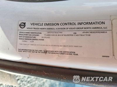 Zdjęcie 12 z 14 samochodu: 2022 VOLVO VN VNL VIN:4V4NC9EH2NN296816 - miniatura