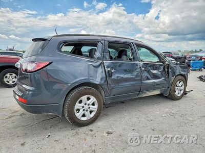 Trzecie zdjęcie samochodu z tyłu: 2013 CHEVROLET TRAVERSE LS VIN:1GNKRFED3DJ102302 - miniatura