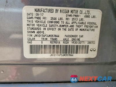 Zdjęcie 12 z 12 samochodu: 2018 INFINITI Q50 3.0T LUXE VIN:JN1EV7AP3JM357844 - miniatura