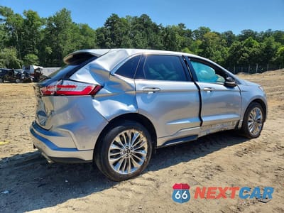Trzecie zdjęcie samochodu z tyłu: 2022 FORD EDGE TITANIUM VIN:2FMPK4K9XNBA19409 - miniatura