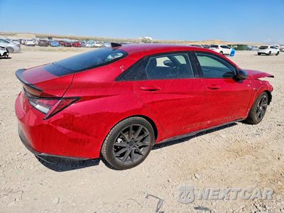 Trzecie zdjęcie samochodu z tyłu: 2021 HYUNDAI ELANTRA N LINE VIN:KMHLR4AF2MU150666 - miniatura