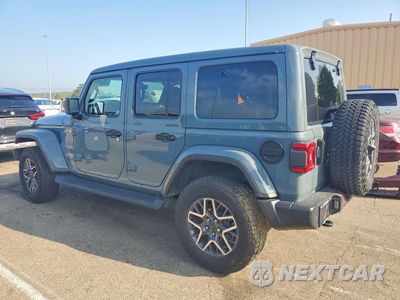 Drugie zdjęcie samochodu z przodu: 2024 JEEP WRANGLER SAHARA VIN:1C4PJXEG9RW352658 - miniatura