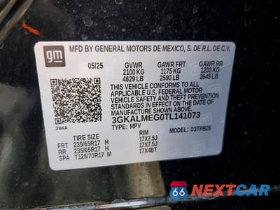 Zdjęcie 13 z 13 samochodu: 2026 GMC TERRAIN ELEVATION VIN:3GKALMEG0TL141073 - miniatura