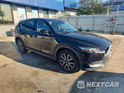 Czwarte zdjęcie samochodu z boku: 2018 MAZDA CX-5 GRAND TOURING VIN:JM3KFADM4J0327973 - miniatura