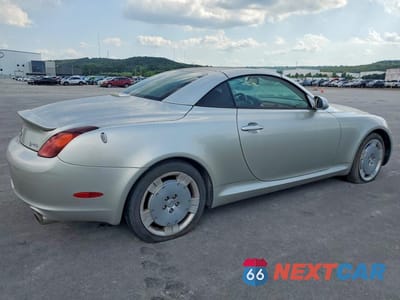 Trzecie zdjęcie samochodu z tyłu: 2002 LEXUS SC 430 VIN:JTHFN48Y820012797 - miniatura