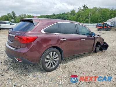 Trzecie zdjęcie samochodu z tyłu: 2015 ACURA MDX TECHNOLOGY VIN:5FRYD3H43FB005136 - miniatura