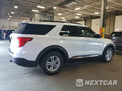 Trzecie zdjęcie samochodu z tyłu: 2020 FORD EXPLORER XLT VIN:1FMSK8DH8LGA92502 - miniatura