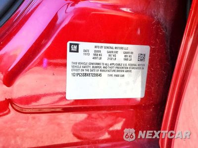 Zdjęcie 12 z 12 samochodu: 2014 CHEVROLET CRUZE LT VIN:1G1PC5SBXE7239645 - miniatura