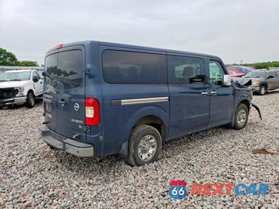 Trzecie zdjęcie samochodu z tyłu: 2017 NISSAN NV 3500 HD SL VIN:5BZAF0AA7HN851818 - miniatura