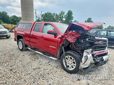 Czwarte zdjęcie samochodu z boku: 2018 GMC SIERRA K1500 SLE VIN:1GTV2MEC0JZ369691 - miniatura