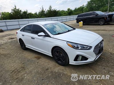 Czwarte zdjęcie samochodu z boku: 2019 HYUNDAI SONATA SEL VIN:5NPE34AF5KH816912 - miniatura