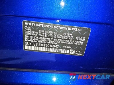Zdjęcie 13 z 13 samochodu: 2026 BMW X5 M60I VIN:5UX33EU04T9018947 - miniatura