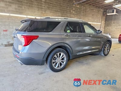Trzecie zdjęcie samochodu z tyłu: 2021 FORD EXPLORER LIMITED VIN:1FMSK8FH9MGB55542 - miniatura