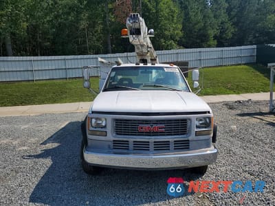 Piąte zdjęcie samochodu w środku: 1995 GMC SIERRA BUCKET TRUCK VIN:1GDKC34NXSJ527592 - miniatura