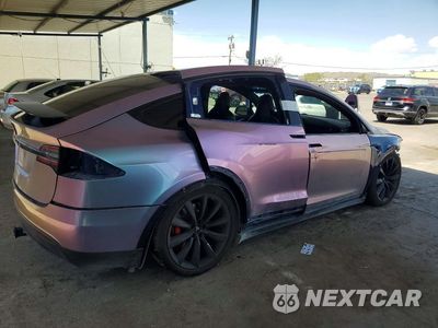 Trzecie zdjęcie samochodu z tyłu: 2017 TESLA MODEL X VIN:5YJXCDE41HF044773 - miniatura