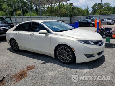 Czwarte zdjęcie samochodu z boku: 2015 LINCOLN MKZ BLACK LABEL VIN:3LN6L2N99FR620970 - miniatura