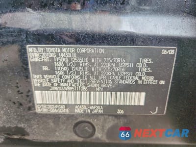 Zdjęcie 13 z 13 samochodu: 2008 TOYOTA RAV4 BASE VIN:JTMZD33V885111088 - miniatura