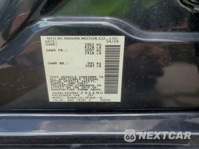 Zdjęcie 12 z 12 samochodu: 2019 NISSAN ALTIMA SL VIN:1N4BL4EV0KC231192 - miniatura