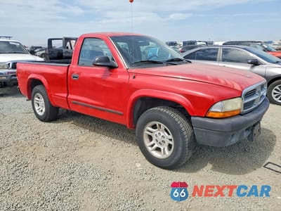 Czwarte zdjęcie samochodu z boku: 2004 DODGE DAKOTA SXT VIN:1D7FL16K24S631770 - miniatura