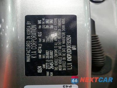 Zdjęcie 12 z 12 samochodu: 2024 KIA SPORTAGE LX VIN:KNDPU3DF0R7302914 - miniatura