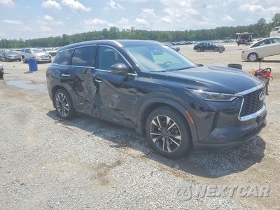 Czwarte zdjęcie samochodu z boku: 2023 INFINITI QX60 LUXE VIN:5N1DL1FS3PC372072 - miniatura