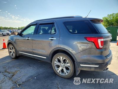 Drugie zdjęcie samochodu z przodu: 2018 FORD EXPLORER PLATINUM VIN:1FM5K8HT7JGC14212 - miniatura