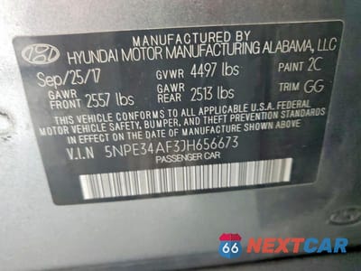 Zdjęcie 12 z 12 samochodu: 2018 HYUNDAI SONATA LIMITED VIN:5NPE34AF3JH656673 - miniatura