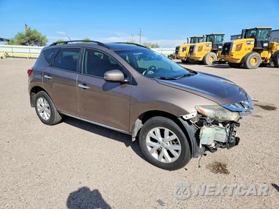 Czwarte zdjęcie samochodu z boku: 2014 NISSAN MURANO SL VIN:JN8AZ1MU1EW419075 - miniatura