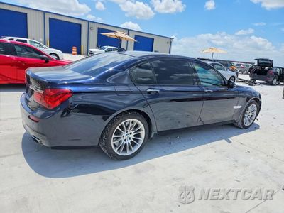 Trzecie zdjęcie samochodu z tyłu: 2014 BMW 750 LI VIN:WBAYE8C55ED780424 - miniatura