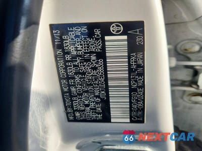 Zdjęcie 12 z 12 samochodu: 2014 TOYOTA YARIS 5-DOOR LE VIN:JTDKTUD34ED588366 - miniatura