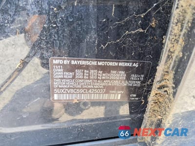 Zdjęcie 13 z 13 samochodu: 2012 BMW X5 XDRIVE50I VIN:5UXZV8C59CL425037 - miniatura