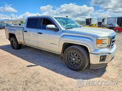 Czwarte zdjęcie samochodu z boku: 2014 GMC SIERRA C1500 SLE VIN:3GTP1UEH8EG376708 - miniatura