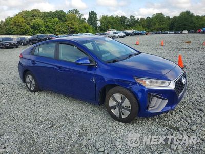 Czwarte zdjęcie samochodu z boku: 2021 HYUNDAI IONIQ BLUE VIN:KMHC65LC5MU261648 - miniatura