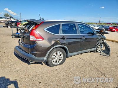 Trzecie zdjęcie samochodu z tyłu: 2013 HONDA CR-V EXL VIN:5J6RM3H73DL037444 - miniatura