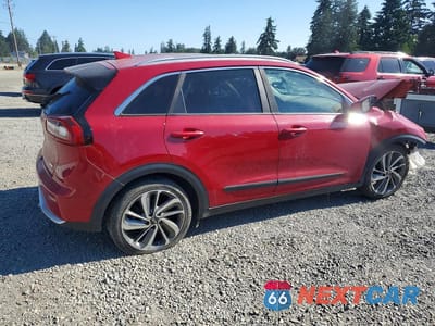 Trzecie zdjęcie samochodu z tyłu: 2018 KIA NIRO TOURING VIN:KNDCE3LC7J5171337 - miniatura