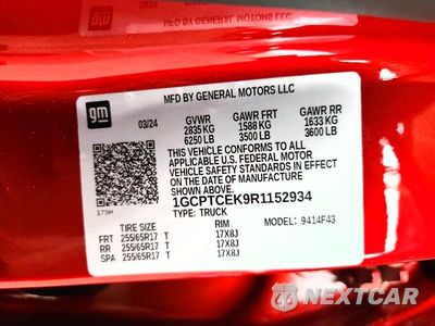 Zdjęcie 12 z 12 samochodu: 2024 CHEVROLET COLORADO LT VIN:1GCPTCEK9R1152934 - miniatura