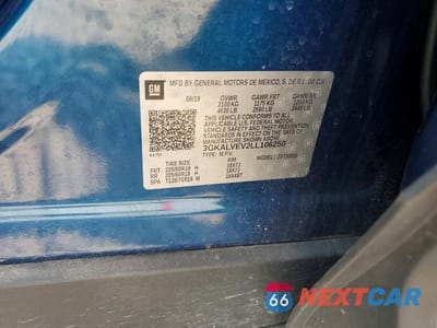 Zdjęcie 14 z 14 samochodu: 2020 GMC TERRAIN SLT VIN:3GKALVEV2LL106250 - miniatura